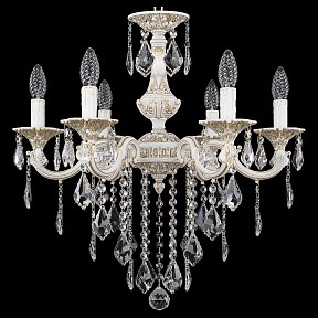 Подвесная люстра Bohemia Ivele Crystal AL7801 золото арт. AL78101/6/175 B WMG Leafs