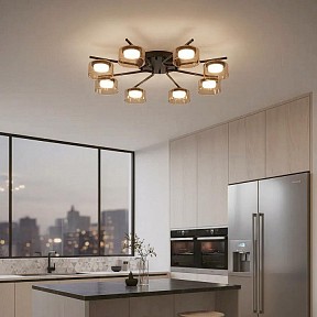 Потолочная люстра Citilux ESPACE черный арт. CL243181