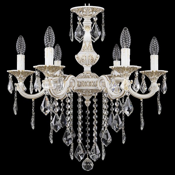 Подвесная люстра Bohemia Ivele Crystal AL7801 золото арт. AL78101/6/175 B WMG Leafs