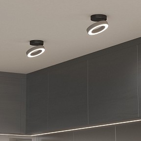 Накладной светильник Elektrostandard Spila черный арт. 25105/LED