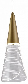 Подвесной светильник Natali Kovaltseva Triangle желтый арт. LED LAMPS 81117/1C
