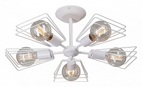 Люстра на штанге Vitaluce 4378 белый арт. V4378-0/5PL