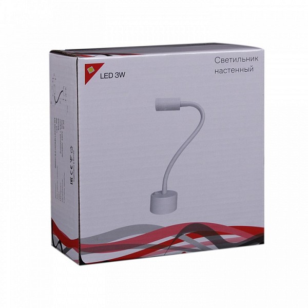 Бра Reluce 86201 белый арт. 86201-9.2-001MN LED3W WT