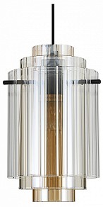 Подвесной светильник Indigo Brandy черный арт. 11054/1P Cognac