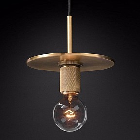 Подвесной светильник Imperiumloft Rh Utilitaire Disk Shade Pendant латунь арт. 40.2342