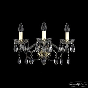 Бра Bohemia Ivele Crystal 1413 золото арт. 1413B/3/165 G