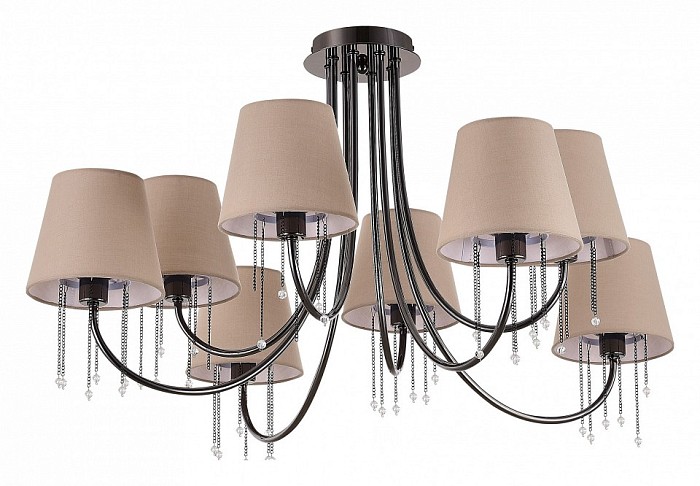 Потолочная люстра EVOLUCE Alluria черный арт. SLE1118-802-08