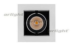 Встраиваемый светильник Arlight  белый арт. CL-KARDAN-S102x102-9W Day (WH-BK, 38 deg)