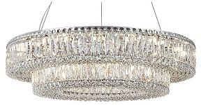 Подвесная люстра Newport 8450 хром арт. 8450+28/S chrome