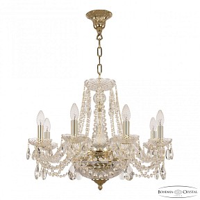 Подвесная люстра Bohemia Ivele Crystal 1451 золото арт. 1451/8/160/250 G
