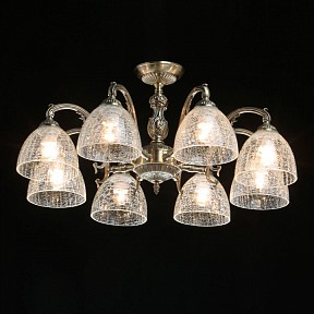 Люстра на штанге MW-Light Аманда 17 латунь арт. 481015308