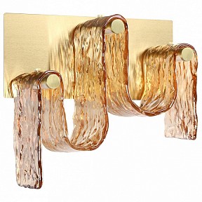 Накладной светильник Odeon Light Flow золото арт. 5105/16WL