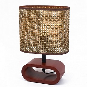 Настольная лампа декоративная Lumion Maderana коричневый арт. 8200/1T