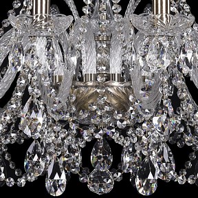 Подвесная люстра Bohemia Ivele Crystal 1411 золото арт. 1411/12/300/Pa