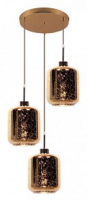 Подвесной светильник LUMINA DECO Alacosmo золото арт. LDP 6811-3 RD GD