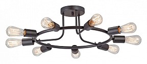 Потолочная люстра Vitaluce V3797 черный арт. V3797-1/9PL
