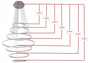 Подвесной светильник Kink Light Тор белый арт. 08537,01(4000K)