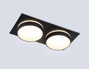 Встраиваемый светильник Ambrella Light TN черный арт. TN6712