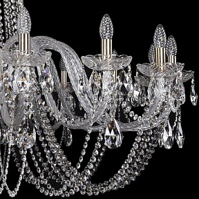 Подвесная люстра Bohemia Ivele Crystal 1402 золото арт. 1402/16/460/Pa