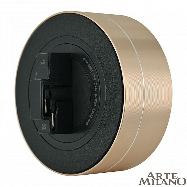 Накладной светильник Arte Milano Am-track-sockets золото арт. 380011TLS/LWS Gold