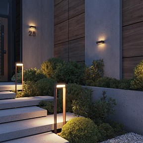 Наземный светильник Odeon Light NATURE черный арт. 7118/12GLA