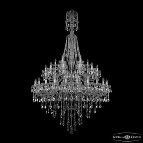 Подвесная люстра Bohemia Ivele Crystal 1415 никель арт. 1415/24+12+6/460/XL-213/2d Ni