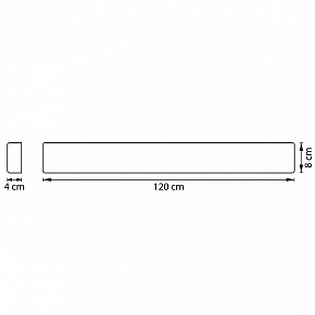 Накладной светильник Lightstar Fiume хром арт. 810547CCT