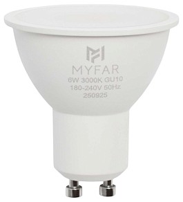 Лампа светодиодная MyFar Базиc GU10  арт. MB1201GU10-6W3K