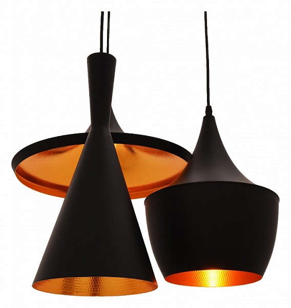 Подвесной светильник LUMINA DECO Foggi черный арт. LDP 7712-3 BK