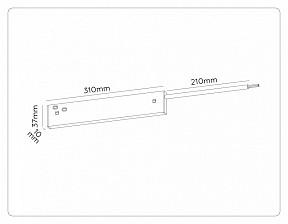 Блок питания Ambrella Light TRACK SYSTEM черный арт. GL2061