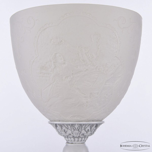 Настольная лампа декоративная Bohemia Ivele Crystal AL7901 белый арт. AL79100L/15 WMN P1 Pair