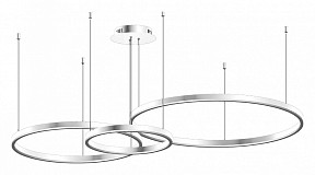 Подвесной светильник Kink Light Тор белый арт. 08223,01PA(4000K)