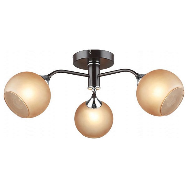 Люстра на штанге Imex MD.5965 черный арт. MD.5965-3-S-COFFEE+CR