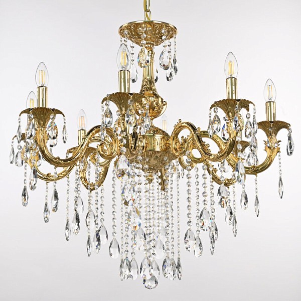 Подвесная люстра Bohemia Ivele Crystal AL7901 золото арт. AL79101/8/250 B G