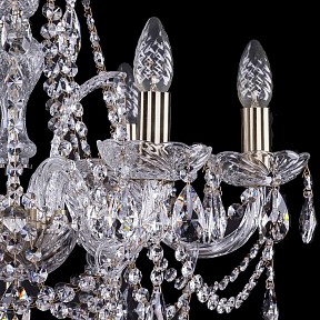 Подвесная люстра Bohemia Ivele Crystal 1411 золото арт. 1411/6/195/Pa