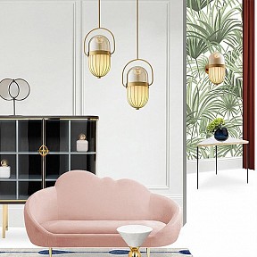 Подвесной светильник Imperiumloft Tend золото арт. TEND01