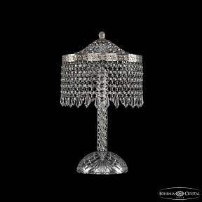 Настольная лампа декоративная Bohemia Ivele Crystal 1920 никель арт. 19201L4/25IV Ni Drops
