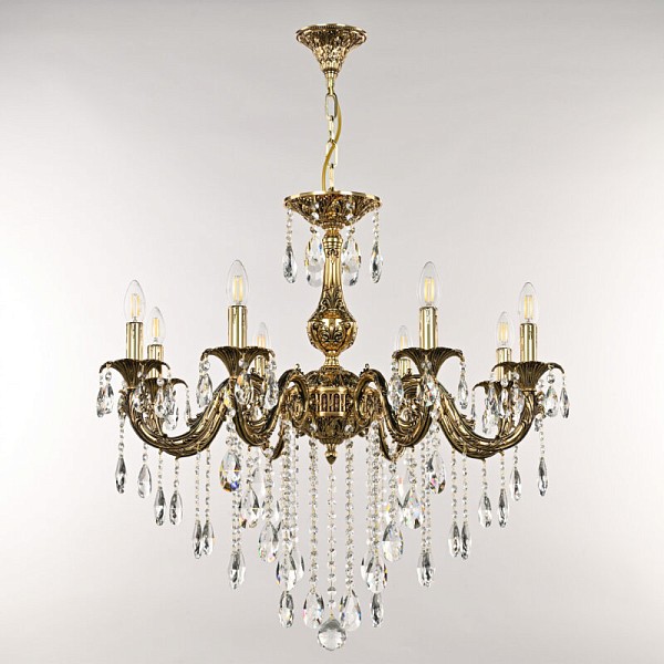 Подвесная люстра Bohemia Ivele Crystal AL7901 золото арт. AL79101/8/250 B GB