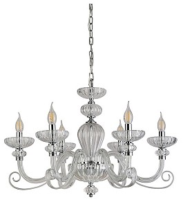 Подвесная люстра Newport ANNETTE хром арт. 8626/C chrome clear