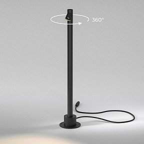 Наземный светильник Elektrostandard Rone черный арт. a066697