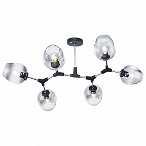 Люстра на штанге Freya Desi металл арт. FR5006CL-06B