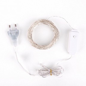 Гирлянда Eurosvet 400-009  арт. 400-009 белый 10 м IP20