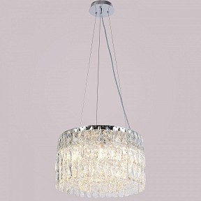 Подвесная люстра ILLUMICO IL5063 хром арт. IL5063-400PZF-25 CH ELITE