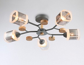 Люстра на штанге Ambrella Light TR серый арт. TR3033233