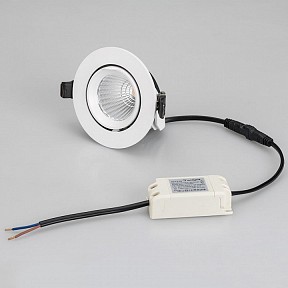 Встраиваемый светильник Arlight Ltd-Explorer белый арт. LTD-EXPLORER-R100-12W Warm3000 (WH, 38 deg)