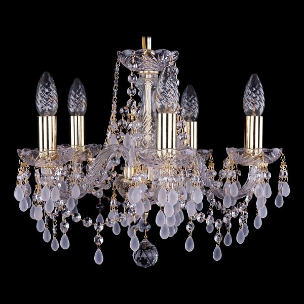 Подвесная люстра Bohemia Ivele Crystal 1410 золото арт. 1410/5/141/G/V0300