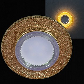 Встраиваемый светильник Reluce  хром арт. 14350-9.0-001LD MR16+LED3W TEA