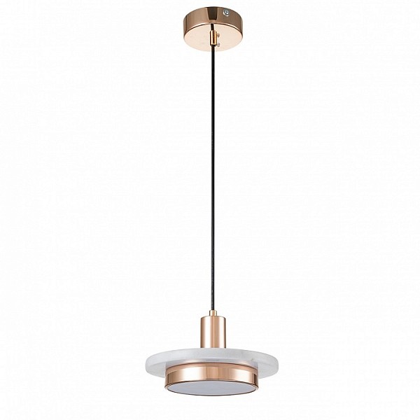 Подвесной светильник Escada 10260 золото арт. 10260/1LED White marble