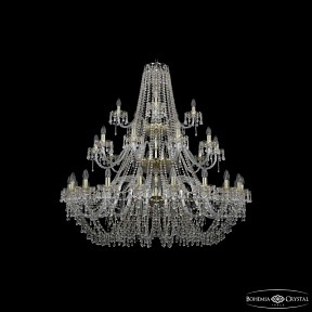 Подвесная люстра Bohemia Ivele Crystal 1410 золото арт. 1410/20+10+5/460/3d G V0300