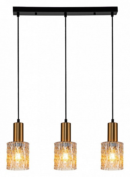Подвесной светильник Escada Rain черный арт. 10189/3S Brass